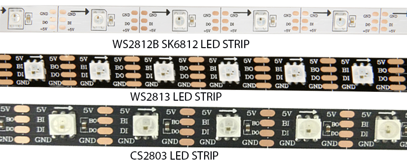 What's The Difference? WS2812 vs SK6812 WS2813 vs CS2803 LED Strip